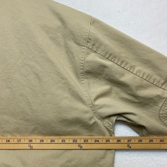 Vintage Hard Rock Cafe Jacket Mens Large Tan Full Zip Lined 90s Bomber - Picture 13 of 16